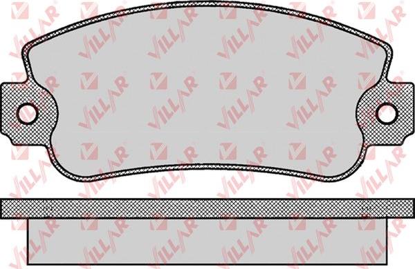 Villar 626.0006 - Kit de plaquettes de frein, frein à disque cwaw.fr