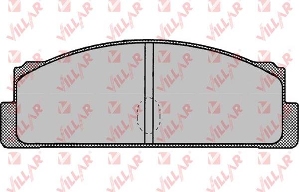 Villar 626.0002 - Kit de plaquettes de frein, frein à disque cwaw.fr