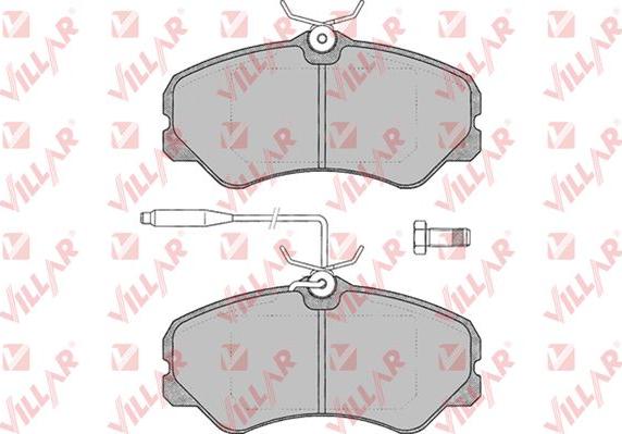 Villar 626.0011 - Kit de plaquettes de frein, frein à disque cwaw.fr