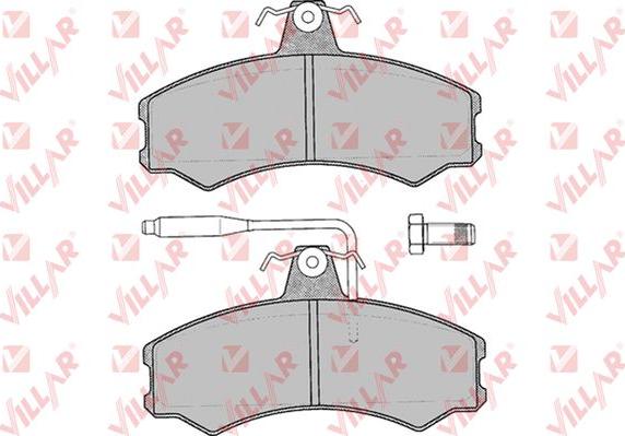 Villar 626.0012 - Kit de plaquettes de frein, frein à disque cwaw.fr