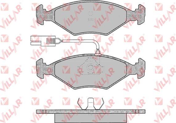 Villar 626.0017 - Kit de plaquettes de frein, frein à disque cwaw.fr