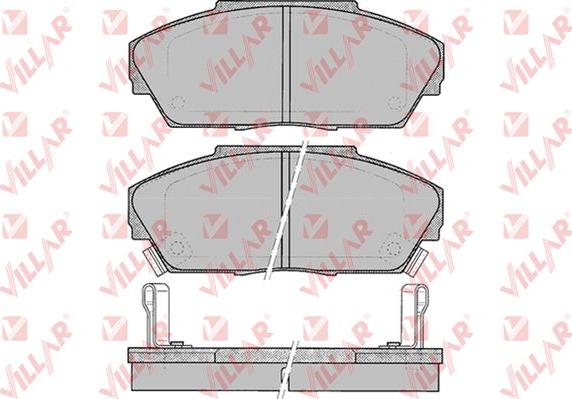 Villar 626.0080 - Kit de plaquettes de frein, frein à disque cwaw.fr