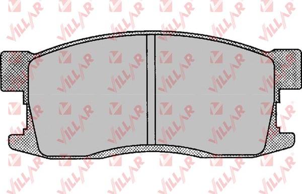 Villar 626.0081 - Kit de plaquettes de frein, frein à disque cwaw.fr