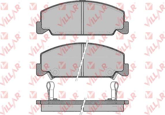 Villar 626.0083 - Kit de plaquettes de frein, frein à disque cwaw.fr