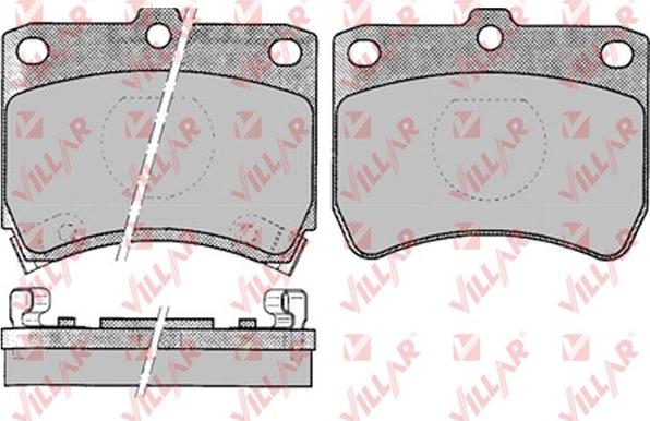 Villar 626.0035 - Kit de plaquettes de frein, frein à disque cwaw.fr