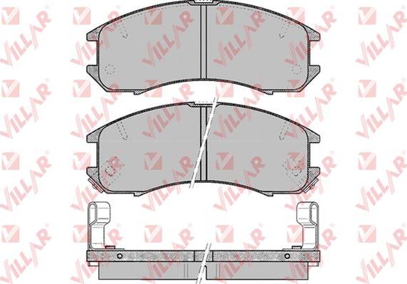 Villar 626.0036 - Kit de plaquettes de frein, frein à disque cwaw.fr