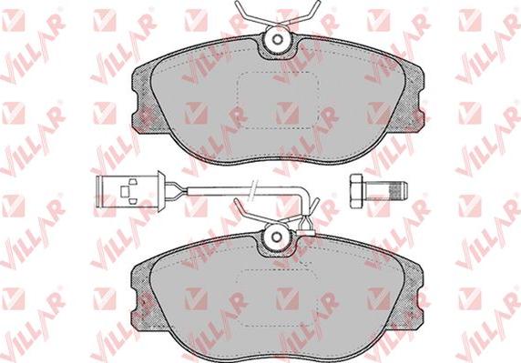 Villar 626.0032 - Kit de plaquettes de frein, frein à disque cwaw.fr