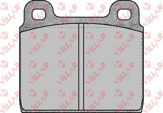 Villar 626.0026 - Kit de plaquettes de frein, frein à disque cwaw.fr