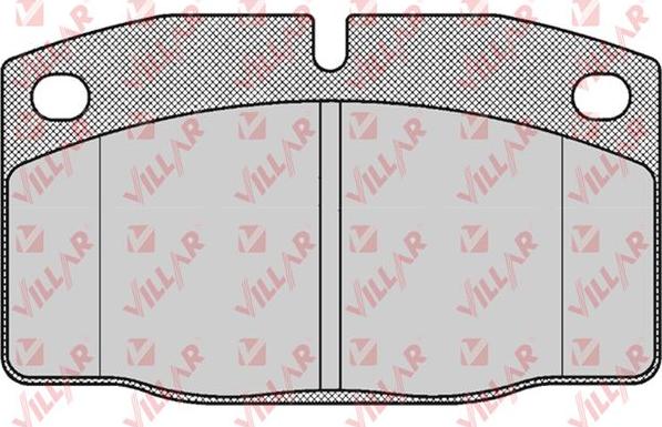 Villar 626.0190 - Kit de plaquettes de frein, frein à disque cwaw.fr