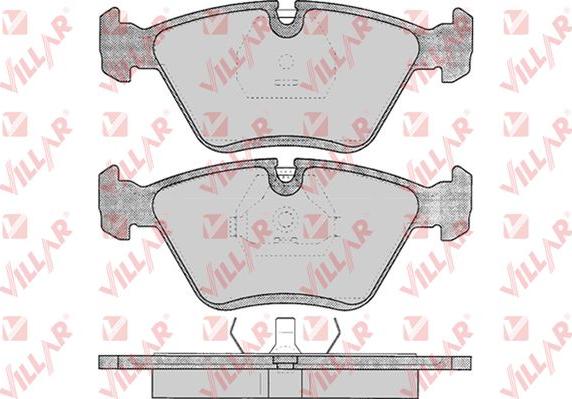 Villar 626.0193 - Kit de plaquettes de frein, frein à disque cwaw.fr