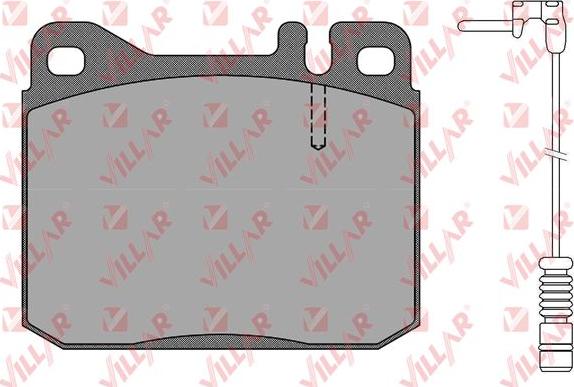 Villar 626.0141A - Kit de plaquettes de frein, frein à disque cwaw.fr