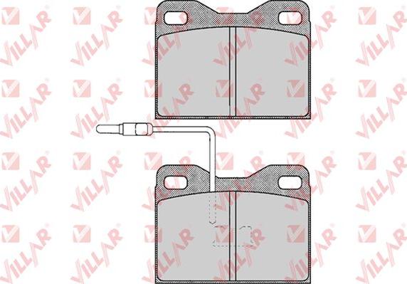 Villar 626.0148 - Kit de plaquettes de frein, frein à disque cwaw.fr