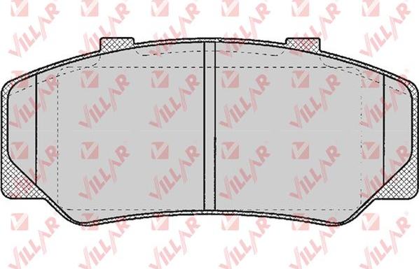 Villar 626.0156 - Kit de plaquettes de frein, frein à disque cwaw.fr