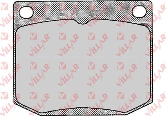 Villar 626.0150 - Kit de plaquettes de frein, frein à disque cwaw.fr