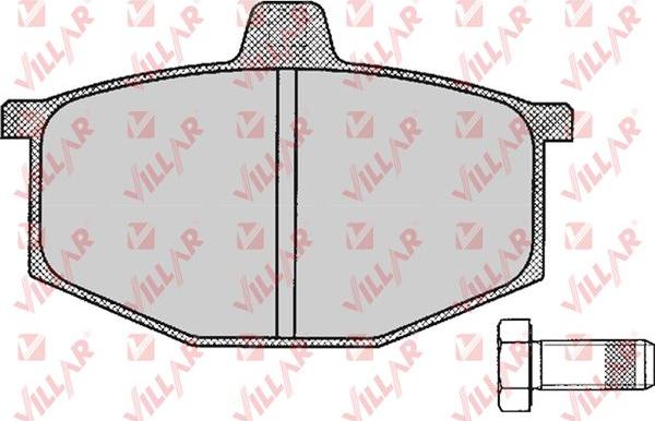 Villar 626.0151 - Kit de plaquettes de frein, frein à disque cwaw.fr