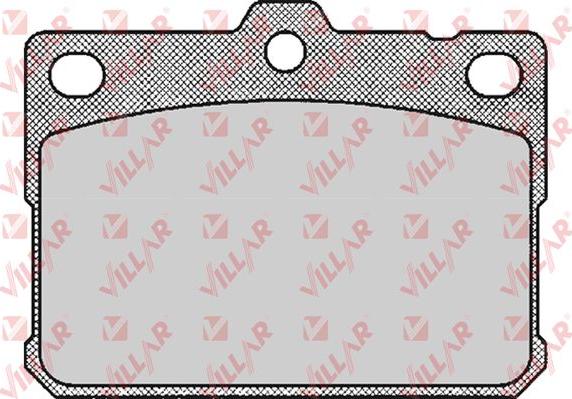 Villar 626.0169 - Kit de plaquettes de frein, frein à disque cwaw.fr