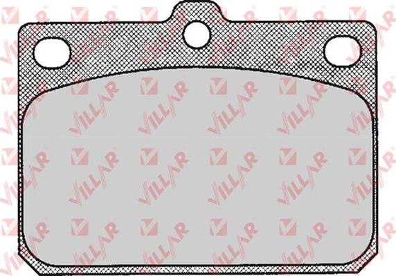 Villar 626.0164 - Kit de plaquettes de frein, frein à disque cwaw.fr