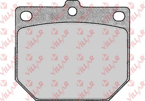 Villar 626.0166 - Kit de plaquettes de frein, frein à disque cwaw.fr