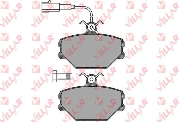 Villar 626.0102 - Kit de plaquettes de frein, frein à disque cwaw.fr