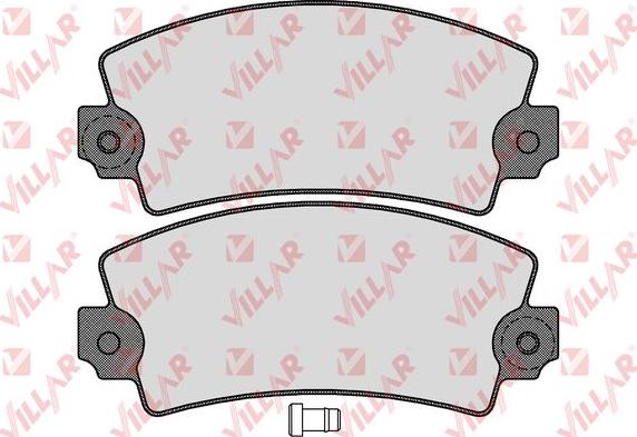 Villar 626.0117 - Kit de plaquettes de frein, frein à disque cwaw.fr