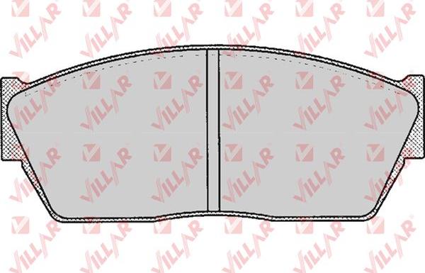 Villar 626.0186 - Kit de plaquettes de frein, frein à disque cwaw.fr