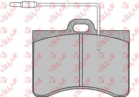 Villar 626.0132 - Kit de plaquettes de frein, frein à disque cwaw.fr