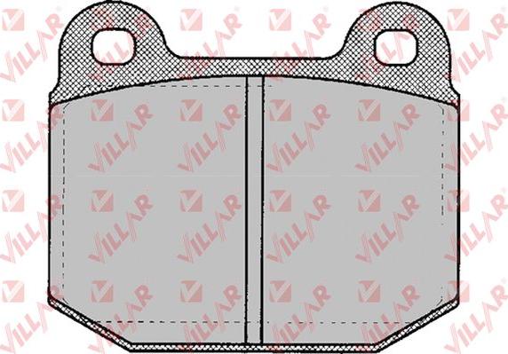 Villar 626.0137 - Kit de plaquettes de frein, frein à disque cwaw.fr