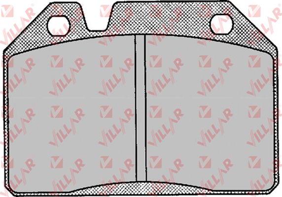 Villar 626.0123 - Kit de plaquettes de frein, frein à disque cwaw.fr