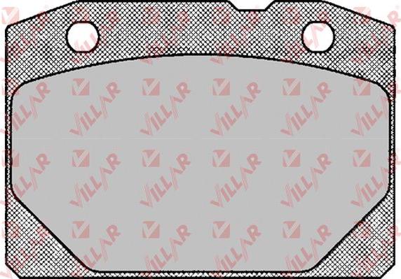 Villar 626.0127 - Kit de plaquettes de frein, frein à disque cwaw.fr