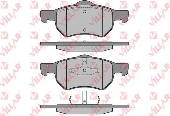 Villar 626.0841 - Kit de plaquettes de frein, frein à disque cwaw.fr