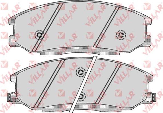 Roadhouse D8647739 - Kit de plaquettes de frein, frein à disque cwaw.fr