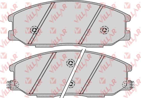 Villar 626.0858 - Kit de plaquettes de frein, frein à disque cwaw.fr