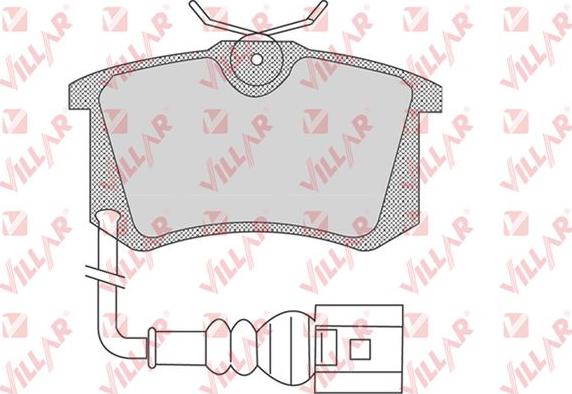 Villar 626.0853 - Kit de plaquettes de frein, frein à disque cwaw.fr