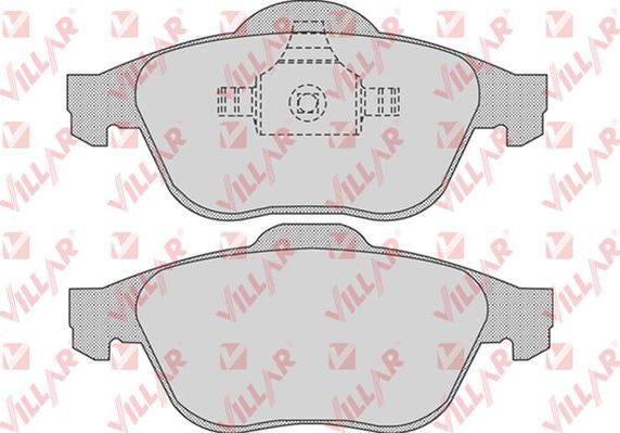 Villar 626.0864 - Kit de plaquettes de frein, frein à disque cwaw.fr