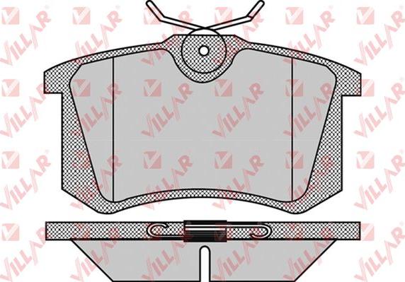 Villar 626.0868 - Kit de plaquettes de frein, frein à disque cwaw.fr