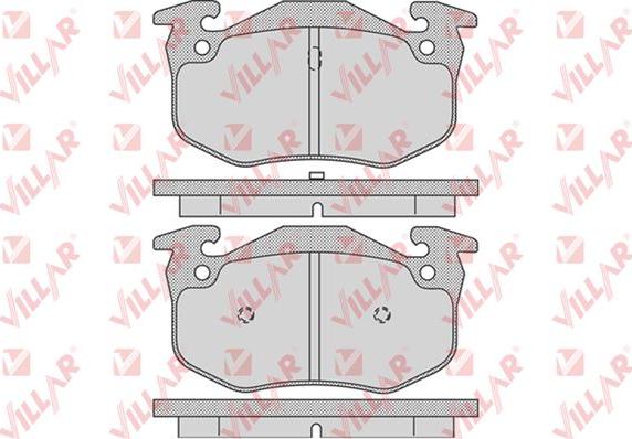 Villar 626.0801 - Kit de plaquettes de frein, frein à disque cwaw.fr