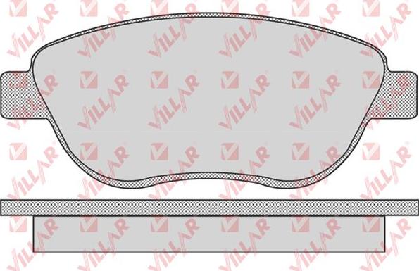 Villar 626.0807 - Kit de plaquettes de frein, frein à disque cwaw.fr