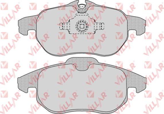 Villar 626.0814 - Kit de plaquettes de frein, frein à disque cwaw.fr