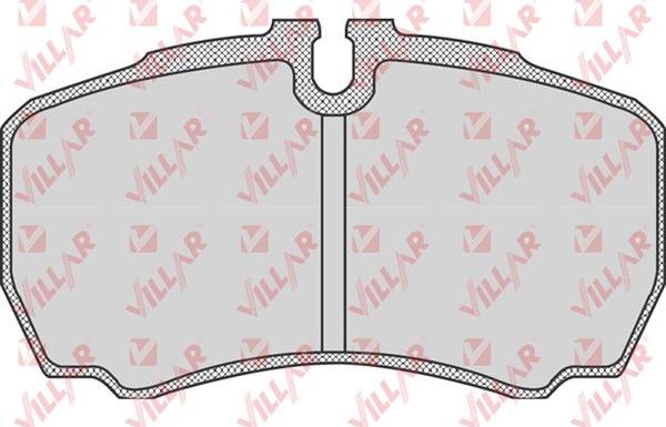 Villar 626.0830 - Kit de plaquettes de frein, frein à disque cwaw.fr