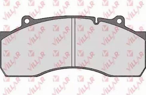 Villar 626.0824 - Kit de plaquettes de frein, frein à disque cwaw.fr