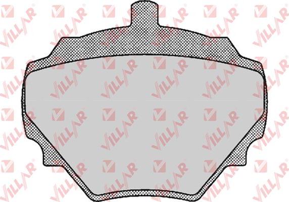 Villar 626.0392 - Kit de plaquettes de frein, frein à disque cwaw.fr