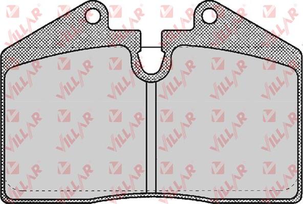 Villar 626.0397 - Kit de plaquettes de frein, frein à disque cwaw.fr