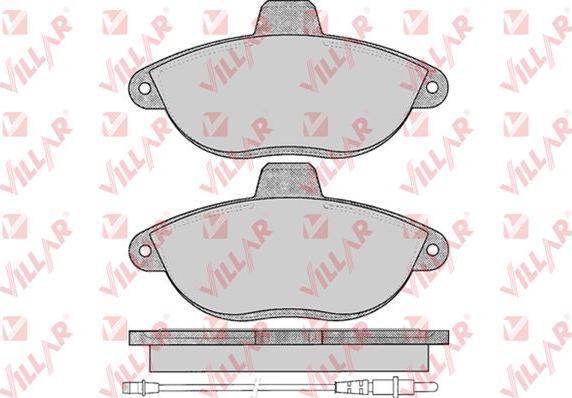 Villar 626.0346 - Kit de plaquettes de frein, frein à disque cwaw.fr