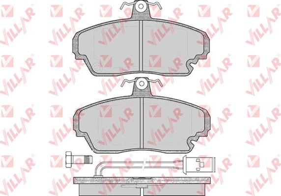 Villar 626.0340 - Kit de plaquettes de frein, frein à disque cwaw.fr