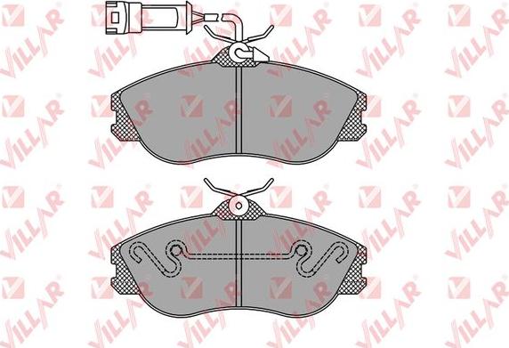 Villar 626.0350 - Kit de plaquettes de frein, frein à disque cwaw.fr