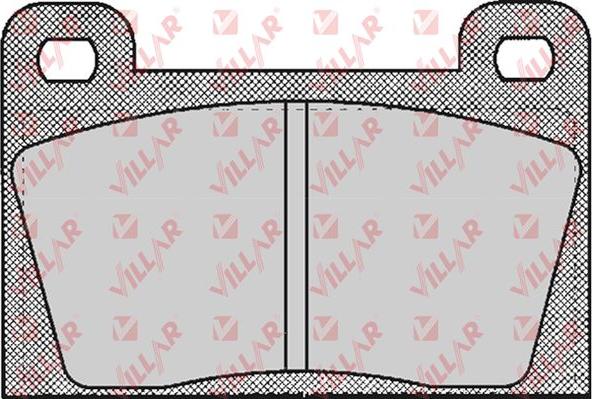 Villar 626.0351 - Kit de plaquettes de frein, frein à disque cwaw.fr