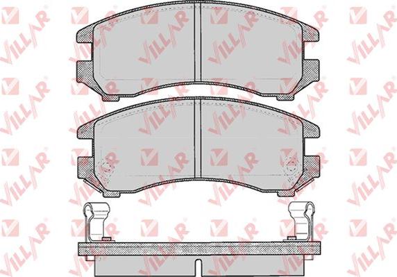 Villar 626.0363 - Kit de plaquettes de frein, frein à disque cwaw.fr