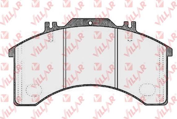 Villar 626.0309 - Kit de plaquettes de frein, frein à disque cwaw.fr