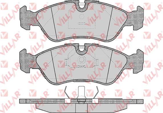 Villar 626.0304 - Kit de plaquettes de frein, frein à disque cwaw.fr