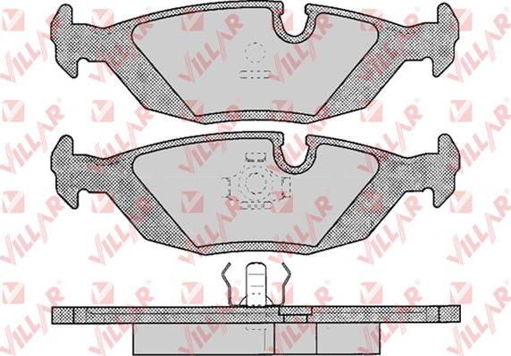 Villar 626.0306 - Kit de plaquettes de frein, frein à disque cwaw.fr